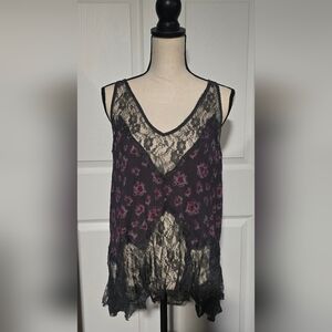 Free People Lace Sleeveless Top